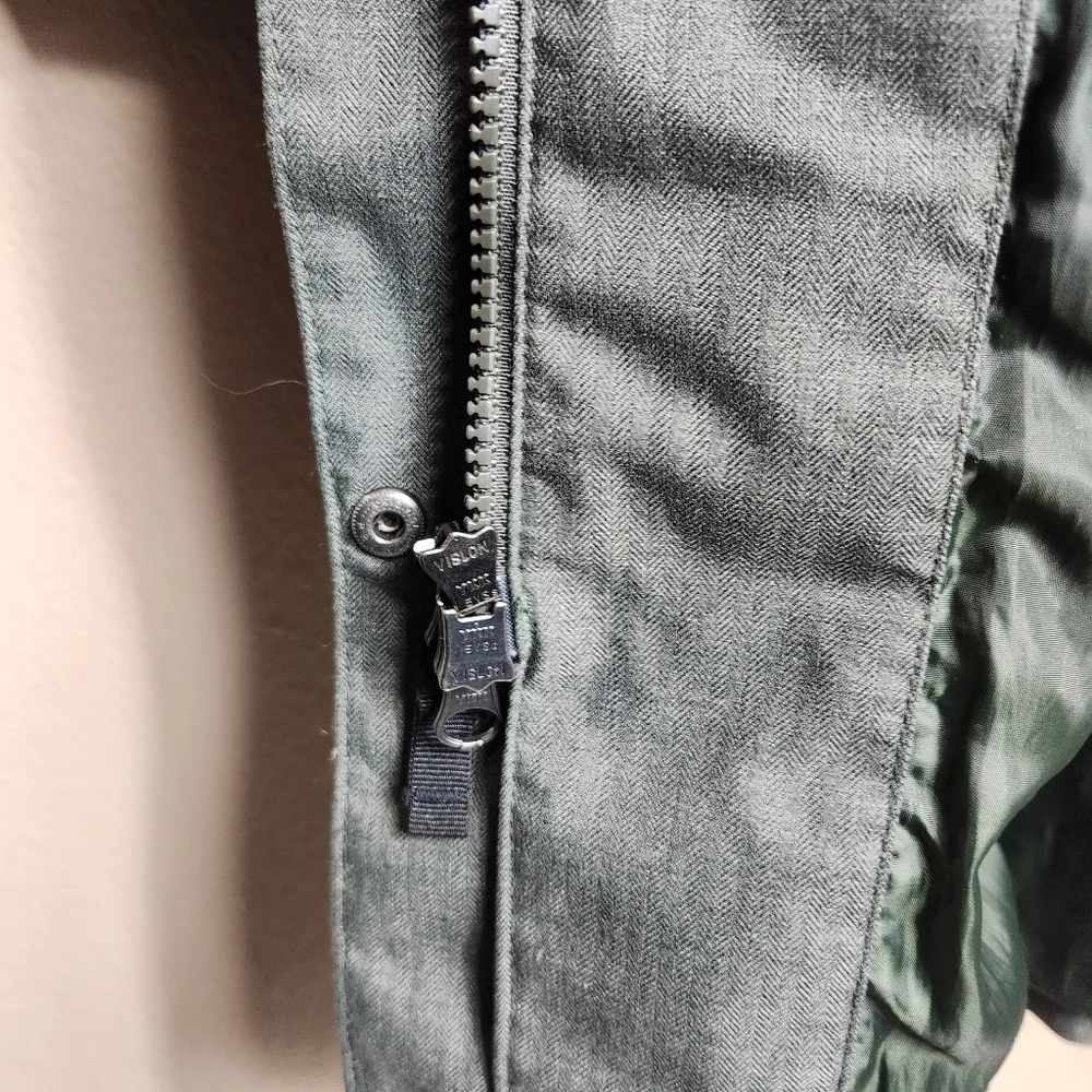 Eddie Bauer Womens Green Girl on the Go Waterproof Trench Coat-Size XS
